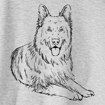 Doodled Jaxs the German Shepherd