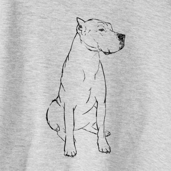 Doodled Luna the Dogo Argentino