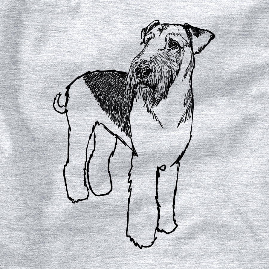 Doodled Nash the Airedale Terrier