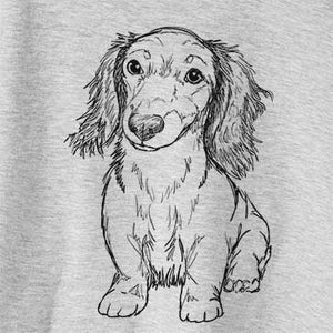 Doodled Sweetie the Toy Long Haired Dachshund