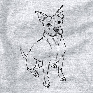 Doodled Tater Tot the American Staffordshire Terrier