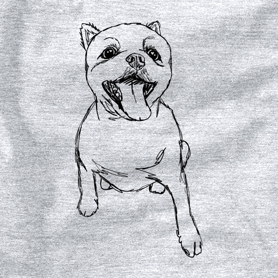 Doodled Tuna the Pomeranian