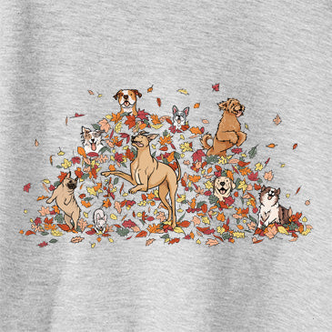 Fall Leaf Pile Pups