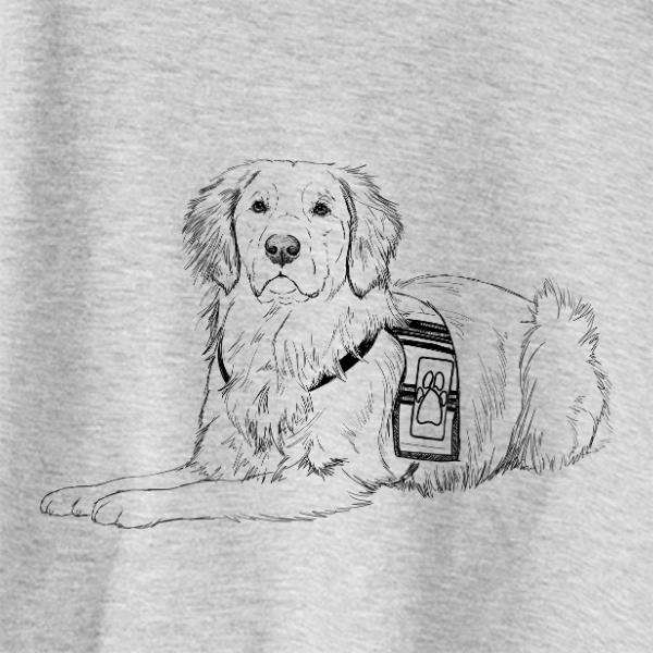 Doodled Gus the Golden Retriever