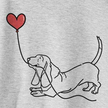 Basset Hound - Heart String