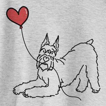 Docked Giant Schnauzer - Heart String