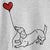 Long Haired Dachshund - Heart String