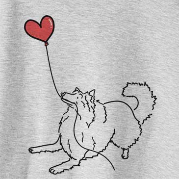 Rough Collie - Heart String