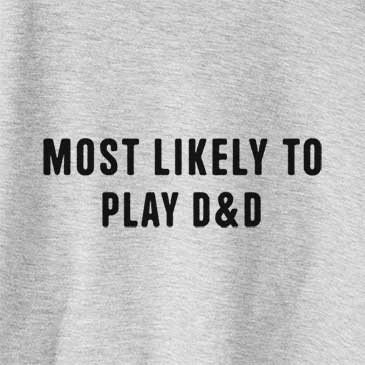 Most Likely to Play D&amp;D