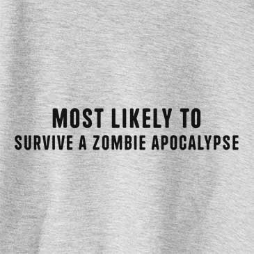 Most Likely To Survive a Zombie Apocalypse