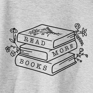 Read More Books - Floral Book Stack
