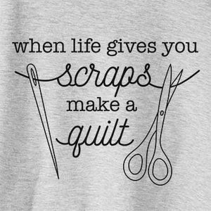 When Life Gives You Scraps, Make a Quilt - Scissors and Needle