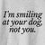 I&#39;m Smiling at Your Dog, Not You