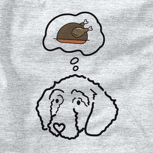 Turkey Thoughts Hanna the Goldendoodle