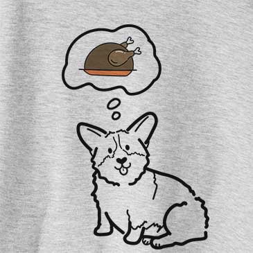 Turkey Thoughts Millie the Pembroke Welsh Corgi