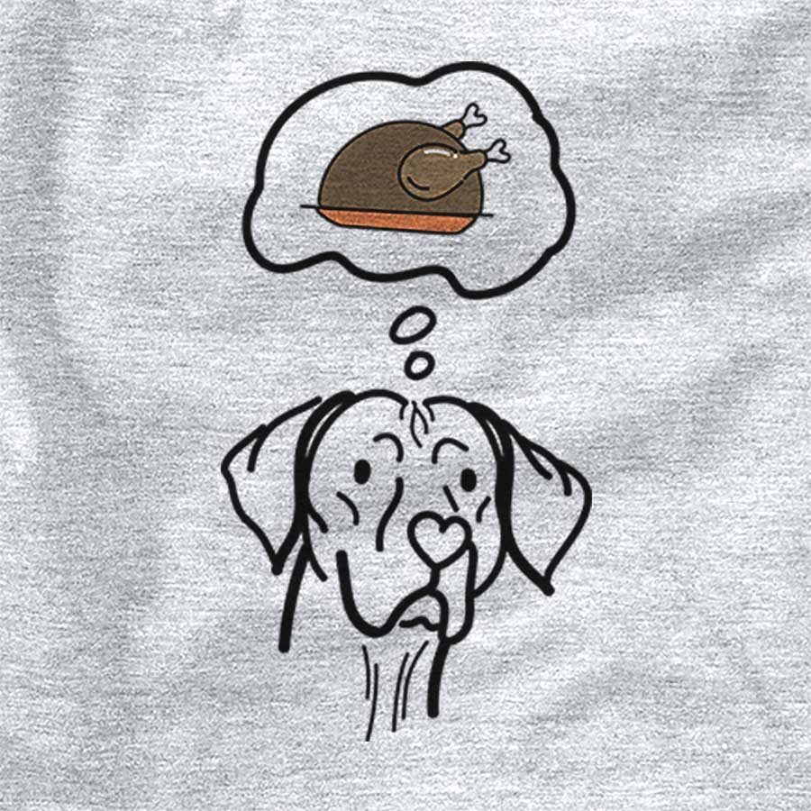 Turkey Thoughts Moose the Vizsla