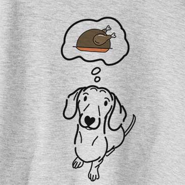 Turkey Thoughts Moxie the Dachshund