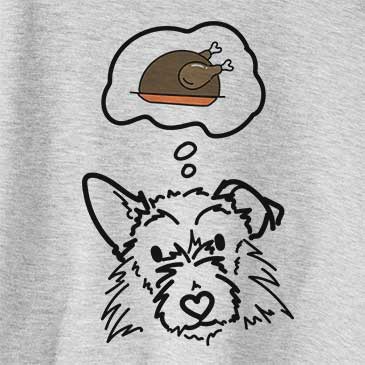 Turkey Thoughts Ziggy the Terrier Mix