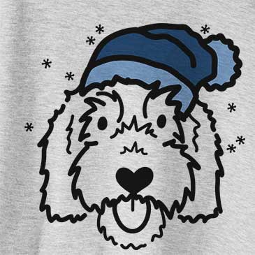 Frosty Gus the Goldendoodle