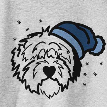 Frosty Penny the Old English Sheepdog