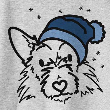 Frosty Ziggy the Terrier Mix