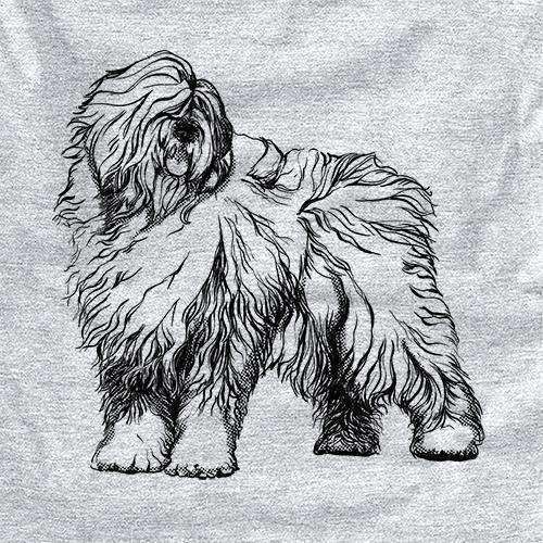 Halftone Old English Sheepdog