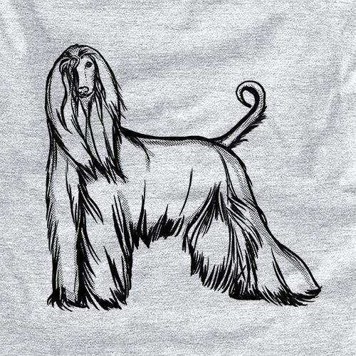 Halftone Afghan Hound