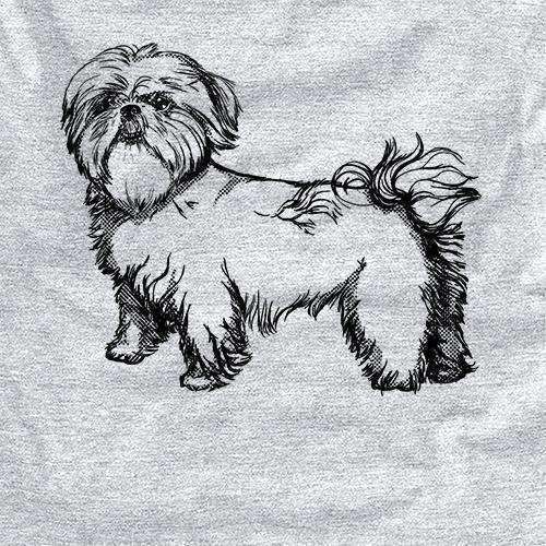 Halftone Shih Tzu Puppy Cut