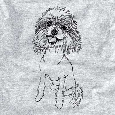 Doodled Ava the Chinese Crested