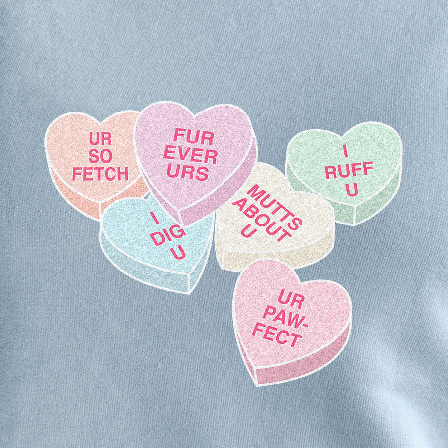 Dog Valentine Conversation Hearts