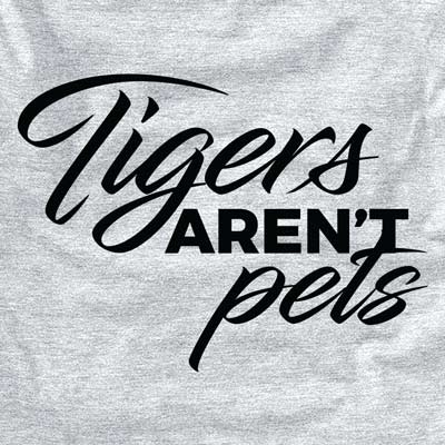 Tiger&#39;s Aren&#39;t Pets