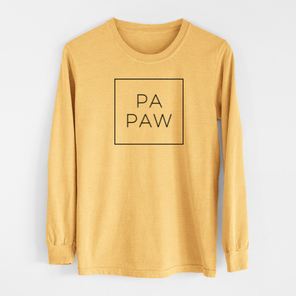 Papaw Boxed - 2 Lines - Heavyweight 100% Cotton Long Sleeve