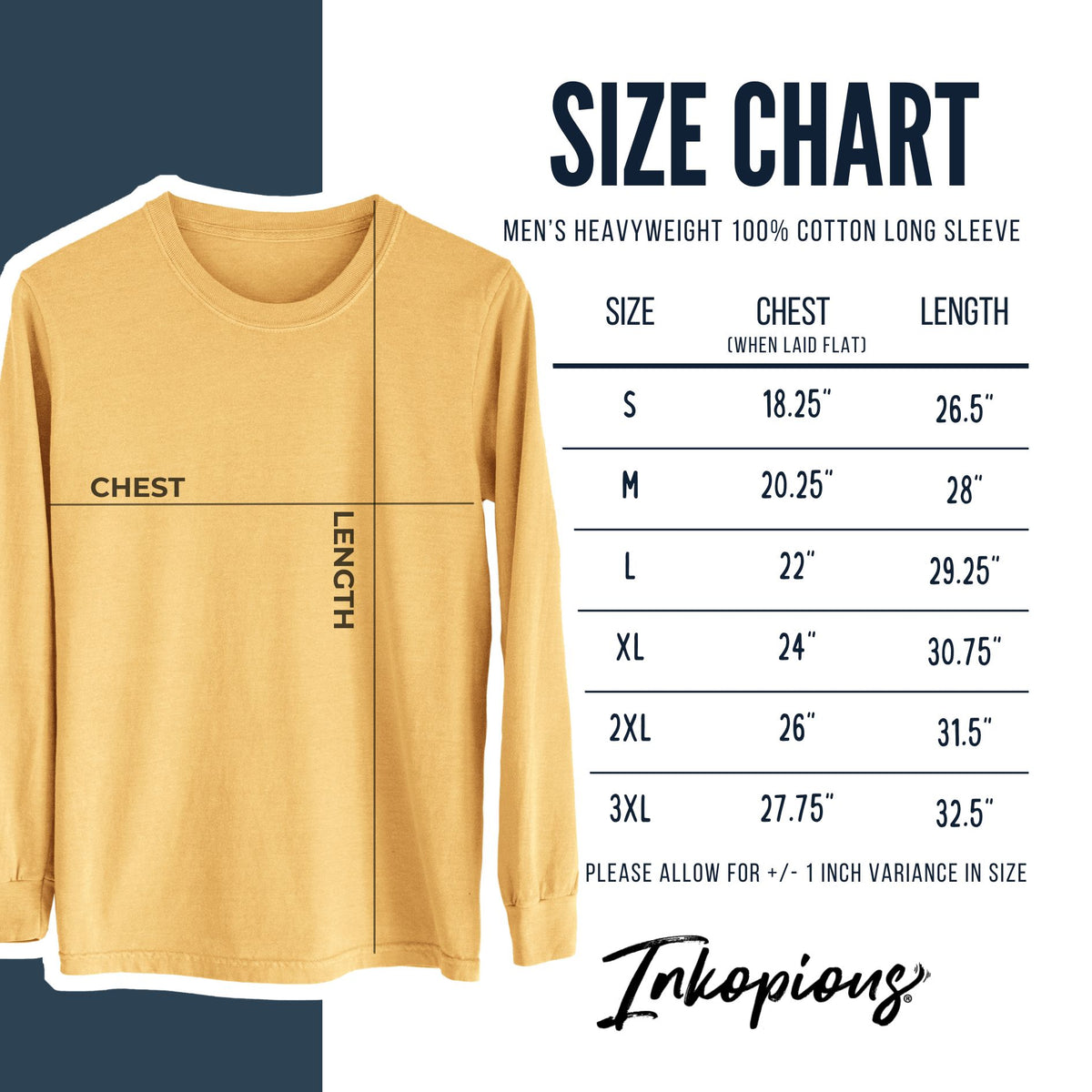 Thankful Horton the Great Pyrenees - Men's Heavyweight 100% Cotton Long Sleeve