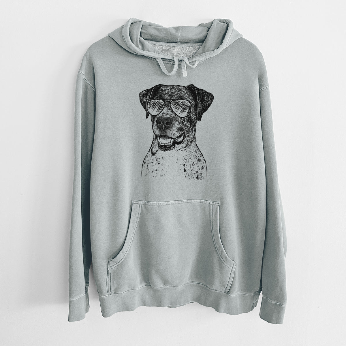 Aviator Argos the Catahoula - Unisex Pigment Dyed Hoodie