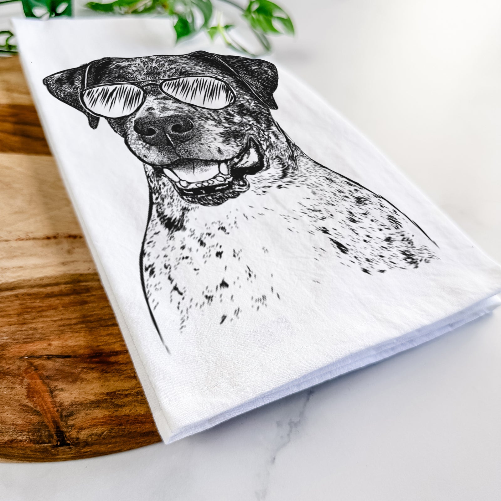 Argos the Catahoula Tea Towel