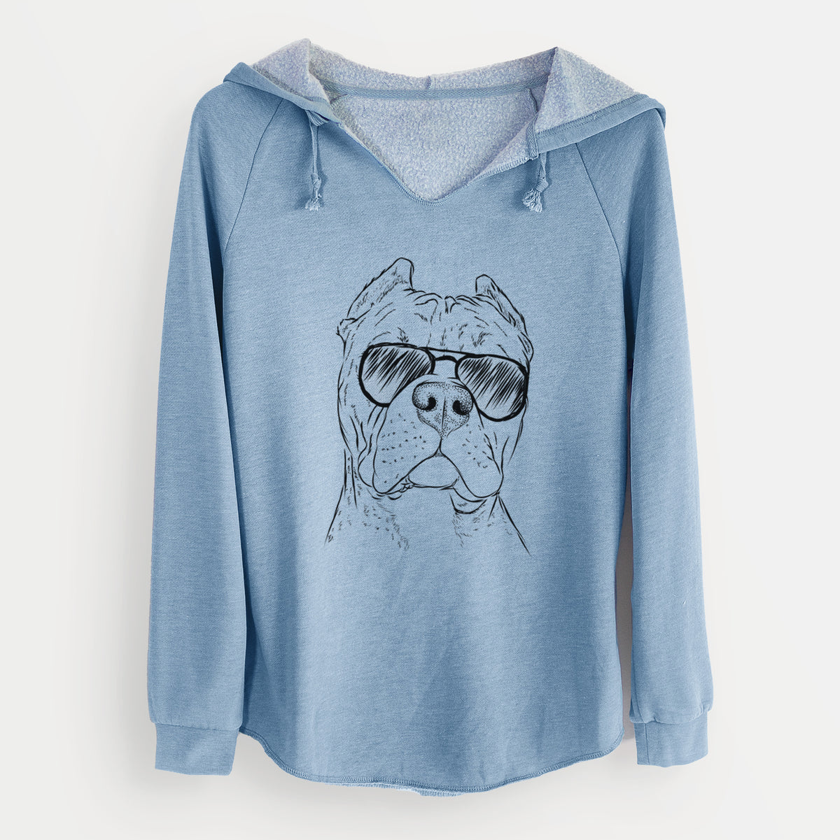 Aviator Bam Bam the Pitbull - Cali Wave Hooded Sweatshirt