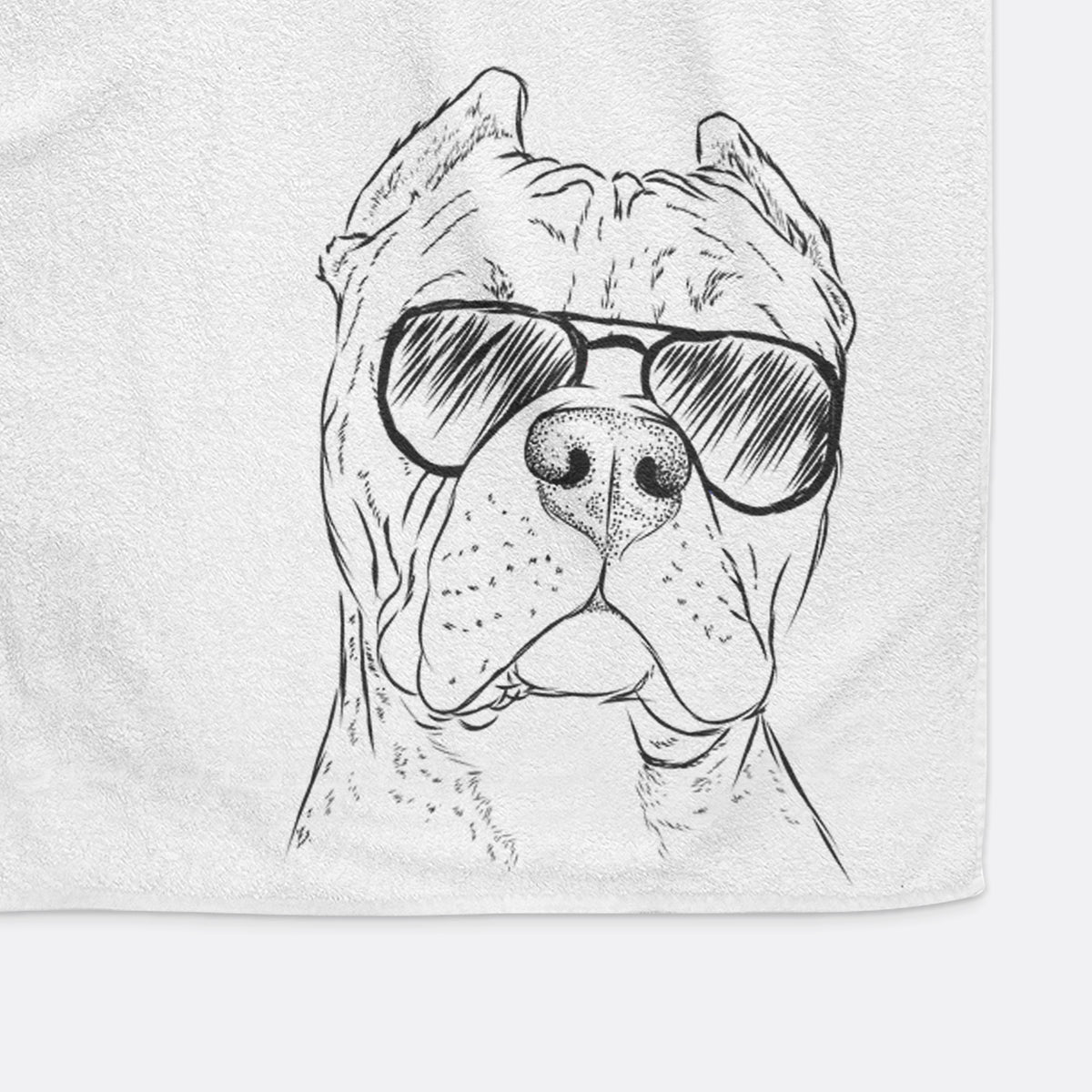 Bam Bam the Pitbull Decorative Hand Towel
