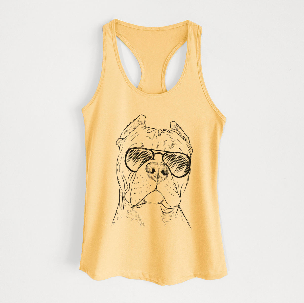 Bam Bam the Pitbull - Women's Racerback Tanktop
