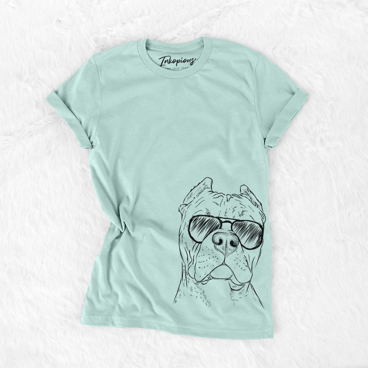 Aviator Bam Bam the Pitbull - Unisex Crewneck
