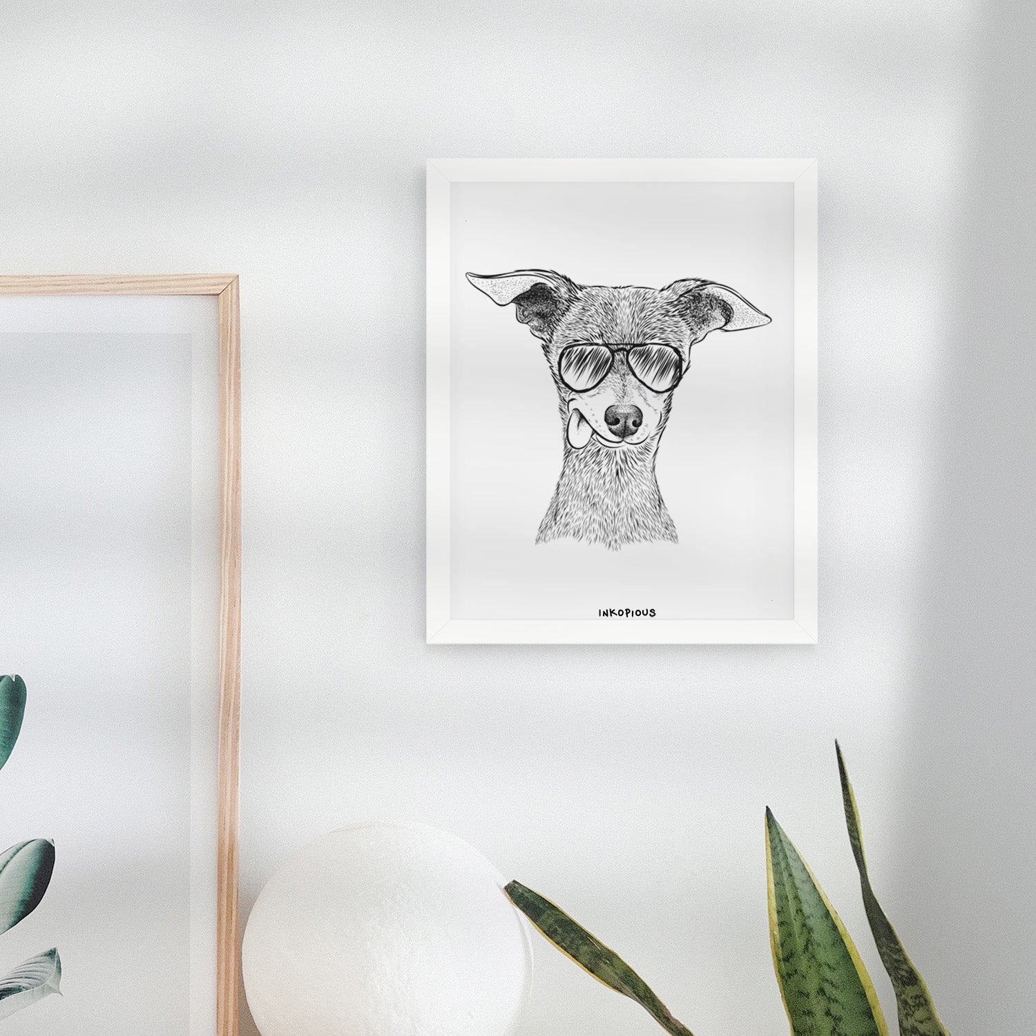 Bebe the Chihuahua Art Print