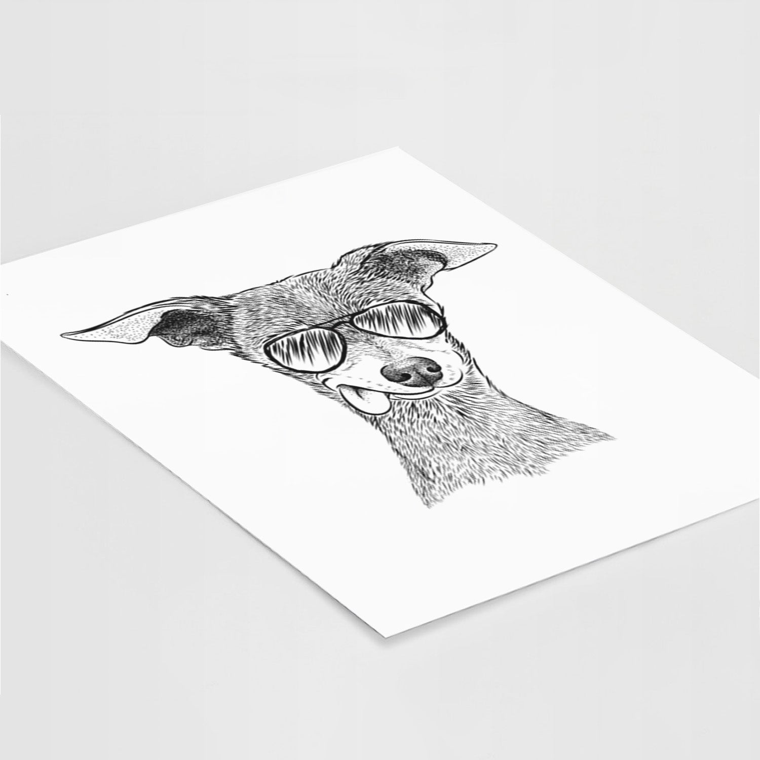 Bebe the Chihuahua Art Print