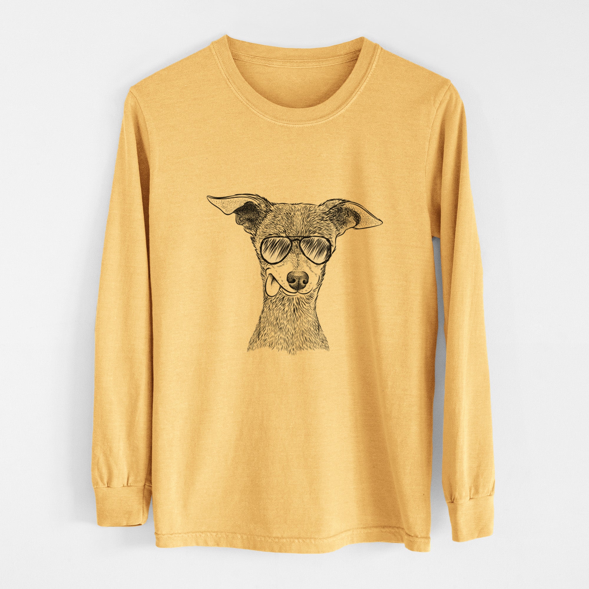 Aviators Bebe the Chihuahua - Heavyweight 100% Cotton Long Sleeve