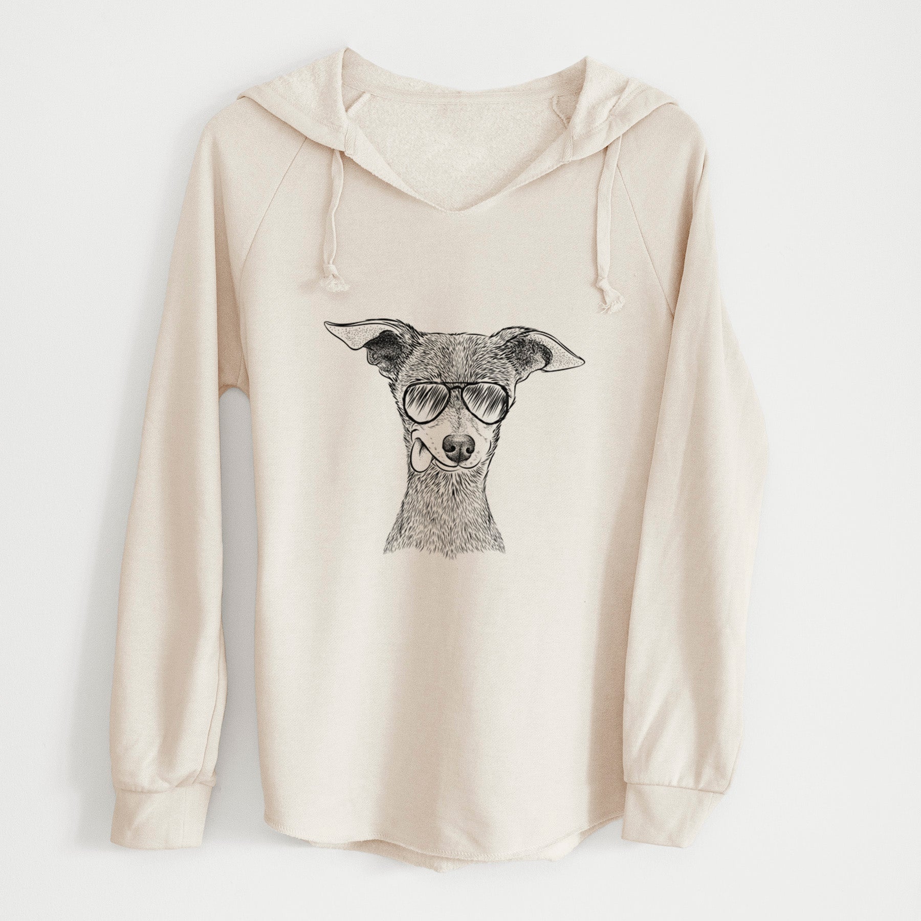 Aviator Bebe the Chihuahua - Cali Wave Hooded Sweatshirt