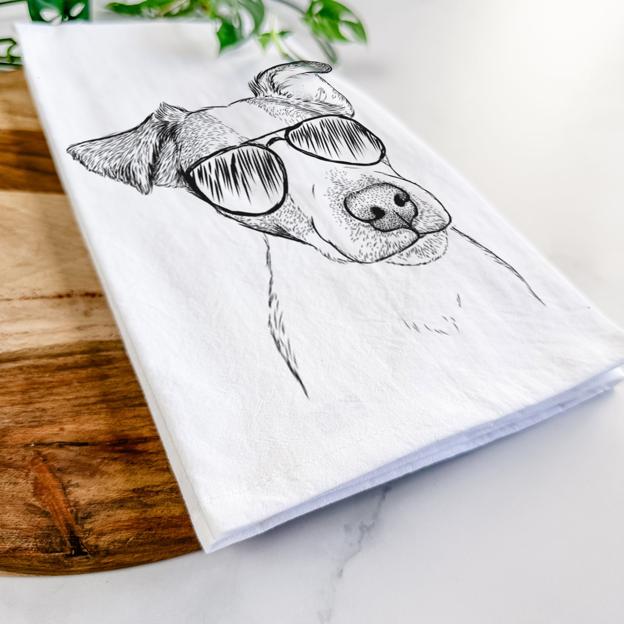 Bosse the Jack Russell Terrier Tea Towel