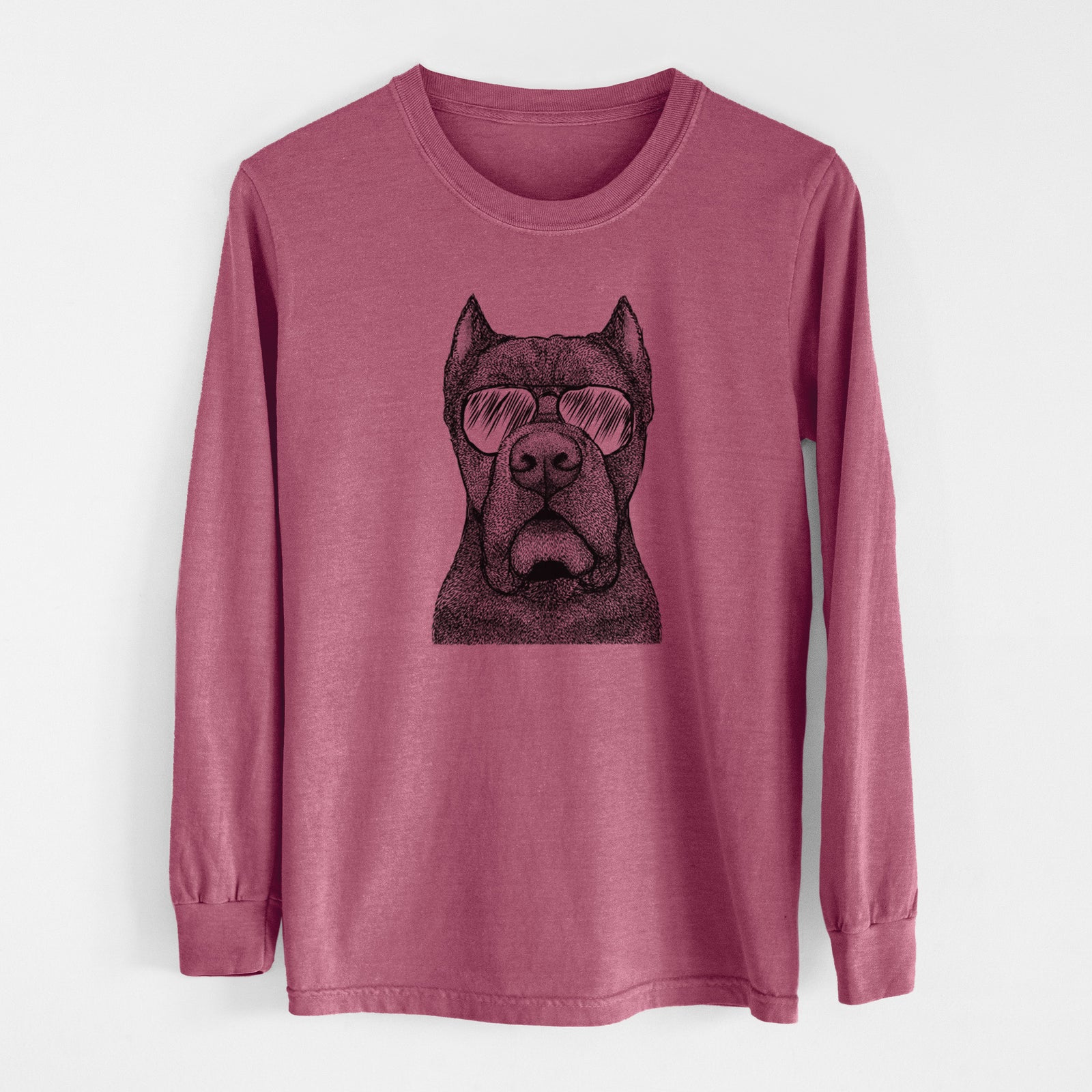 Aviator Bruno the Cane Corso - Men's Heavyweight 100% Cotton Long Sleeve