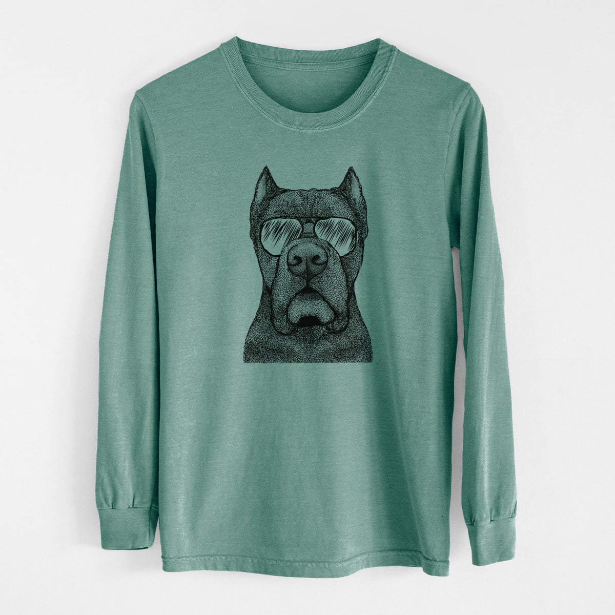 Aviator Bruno the Cane Corso - Men's Heavyweight 100% Cotton Long Sleeve