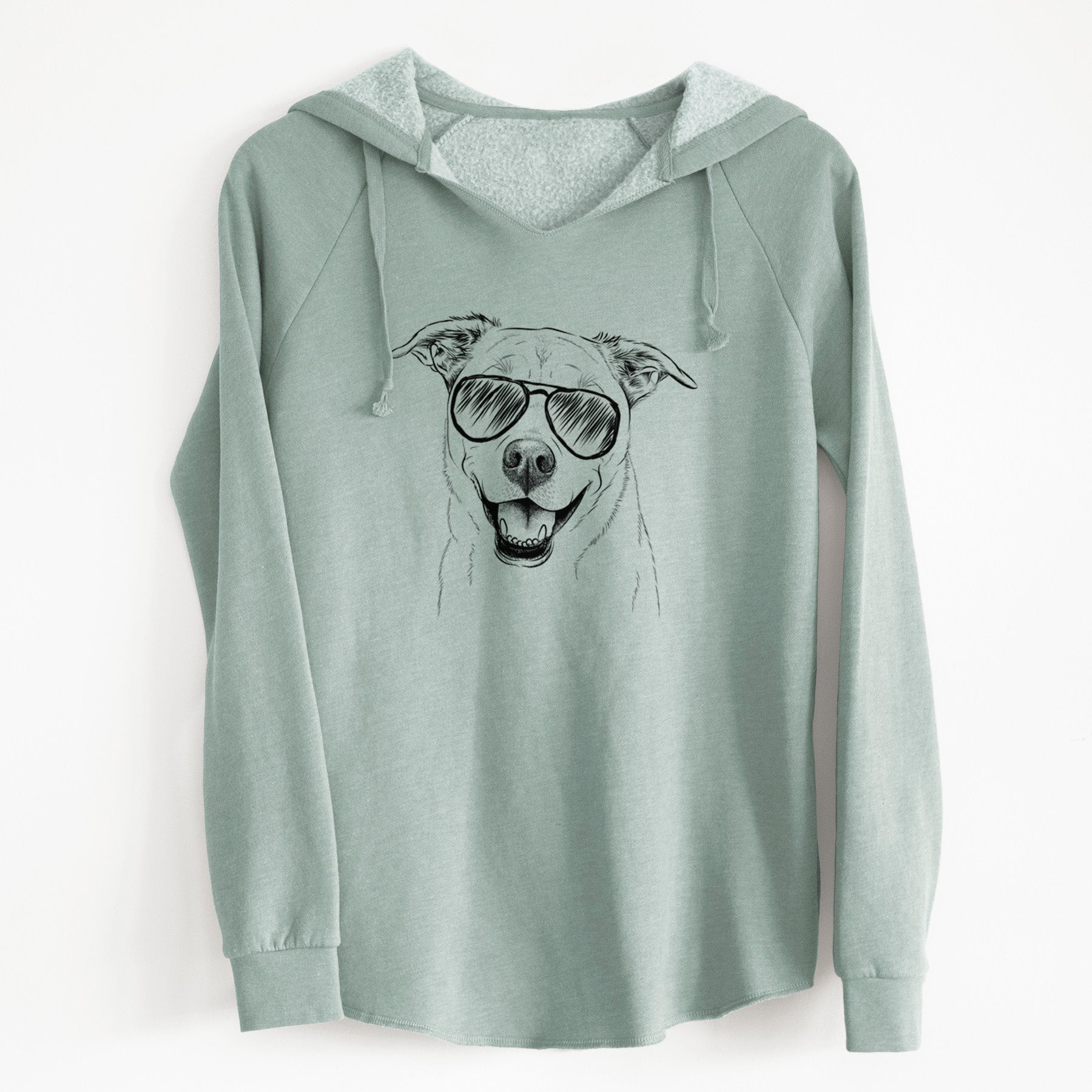 Aviator Carl the Mixed Breed - Cali Wave Hooded Sweatshirt