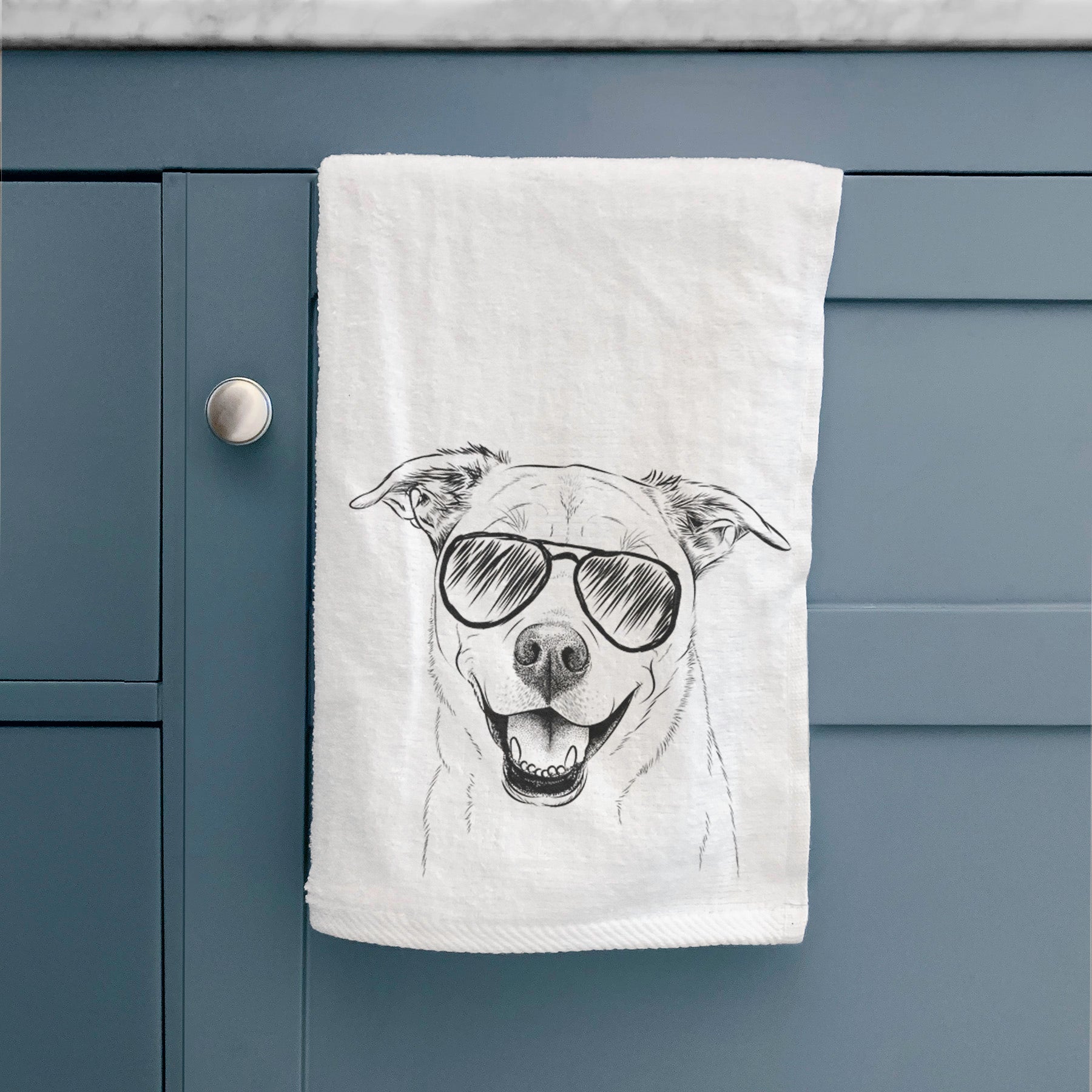 Carl the Mixed Breed Premium Hand Towel