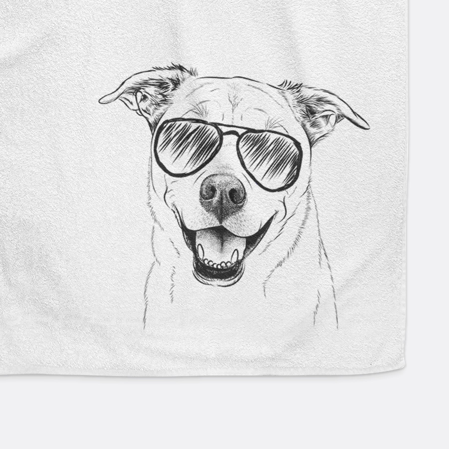 Carl the Mixed Breed Premium Hand Towel