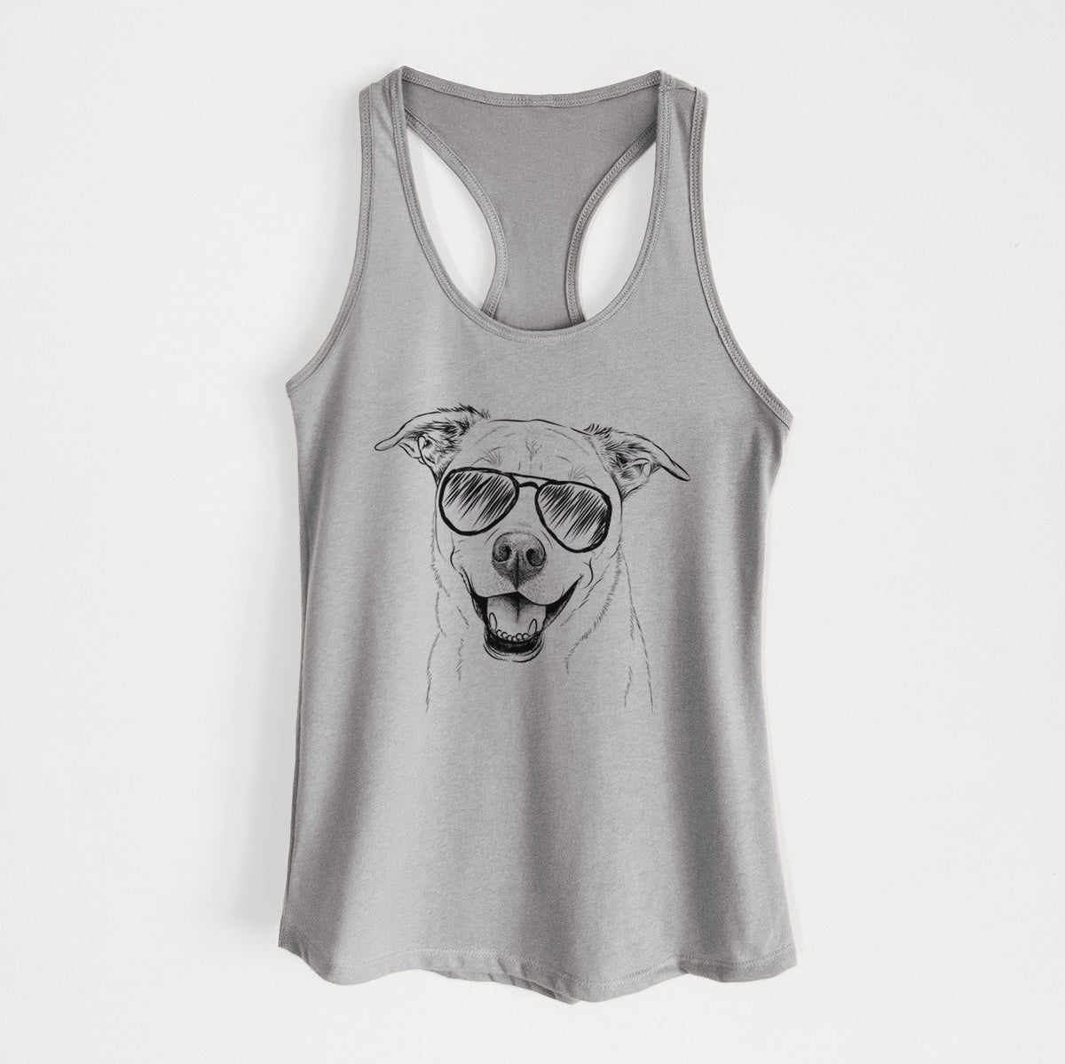 Carl the Mixed Breed - Women&#39;s Racerback Tanktop